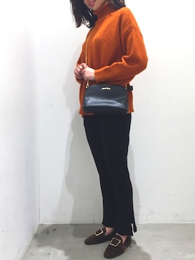 「YECCA VECCA（イェッカヴェッカ）のアイテム（パンプス）」を使った、yukoさん（レディース・168cm）の秋コーディネート