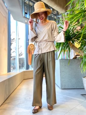 yukoさん（レディース・168cm）の春コーディネート