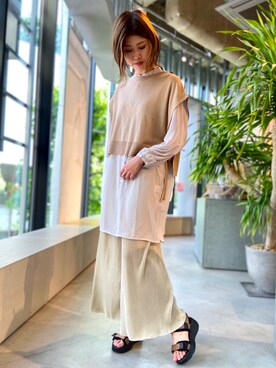 yukoさん（レディース・169cm）の夏コーディネート