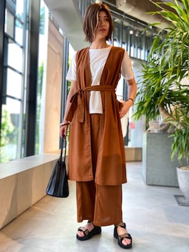 yukoさん（レディース・169cm）の夏コーディネート