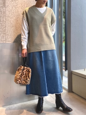 yukoさん（レディース・169cm）の秋コーディネート