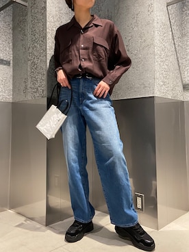 「秋のおすすめブラウンカラーコーデ」｜yukoさん（レディース・169cm）の秋コーディネート