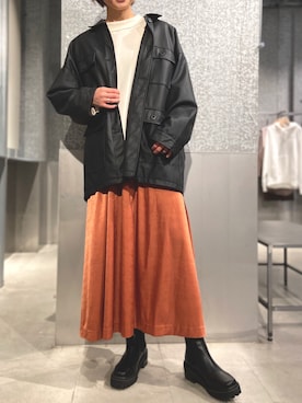 yukoさん（レディース・169cm）の秋コーディネート