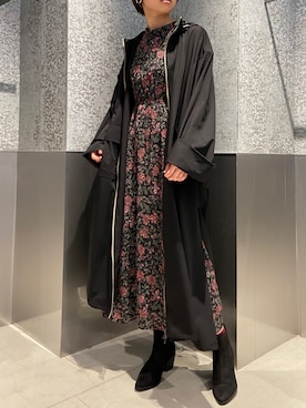 「koe（コエ）のアイテム（その他アウター）」を使った、yukoさん（レディース・169cm）の秋コーディネート