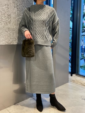 yukoさん（レディース・169cm）の冬コーディネート