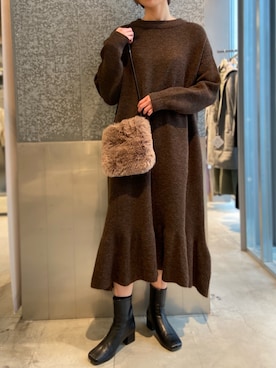 yukoさん（レディース・169cm）の冬コーディネート