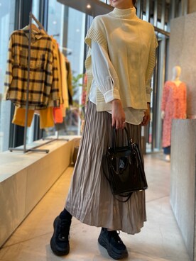 yukoさん（レディース・169cm）の冬コーディネート