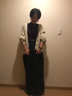 iwaさん（レディース・158cm）の秋コーディネート