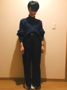 iwaさん（レディース・158cm）の秋コーディネート