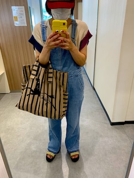 「SHAKA（シャカ）のアイテム（シューズ）」を使った、ゆり☺︎さん（レディース・161cm）の夏コーディネート