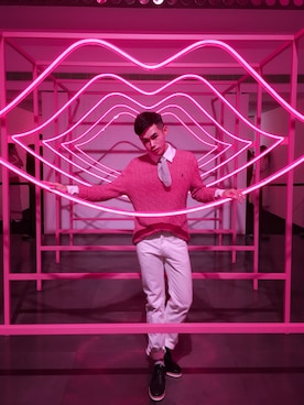 「menswear」｜「アイテム（その他シューズ）」を使った、Ryan Tsaoさん（メンズ・171cm）の冬コーディネート