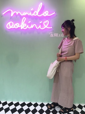 あやみゅんさん（レディース・153cm）の夏コーディネート