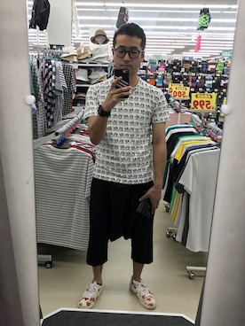 「adidas（アディダス）のアイテム（PC・スマホグッズ/家電）」を使った、hiromuckさん（メンズ・164cm）の夏コーディネート