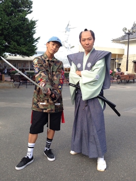「太秦映画村」｜BLASHさん（メンズ・173cm）の冬コーディネート