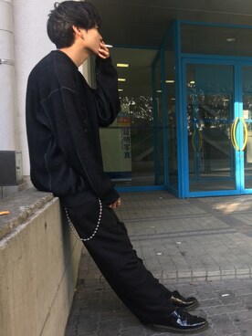 「2018マイベストコーデ」｜「アイテム（財布/小物）」を使った、Ryotaさん（メンズ・177cm）の冬コーディネート