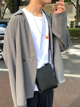 「RYO TAKASHIMA（リョウタカシマ）のアイテム（アクセサリー）」を使った、Ryotaさん（メンズ・178cm）の秋コーディネート