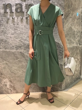 「LEINER（レイナー）のアイテム」を使った、nano universe ルミネ新宿 Womensさん（レディース・160cm）の夏コーディネート