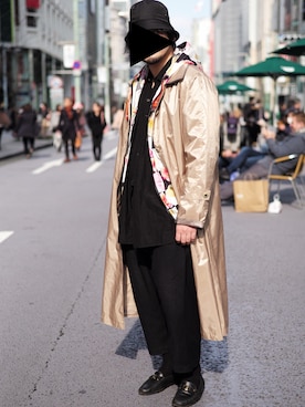「MSGM（エムエスジーエム）のアイテム（ジャケット/アウター）」を使った、ちーかまさん（メンズ・175cm）の春コーディネート