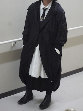 「レイヤードstyle」｜「アイテム（その他アウター）」を使った、Kakeruさん（メンズ・168cm）の冬コーディネート