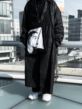 「JOHN LAWRENCE SULLIVAN（ジョンローレンスサリバン）のアイテム（その他アウター）」を使った、Kakeruさん（メンズ・168cm）の春コーディネート