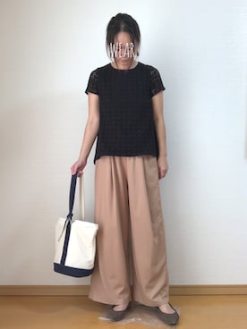 「SEVENDAYS=SUNDAY（セブンデイズサンデイ）のアイテム（ハンドバッグ）」を使った、YoYuYuUさん（レディース・165cm）の秋コーディネート