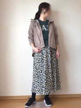 「&. NOSTALGIA（アンドドットノスタルジア）のアイテム（ジャケット/アウター）」を使った、YoYuYuUさん（レディース・165cm）の春コーディネート