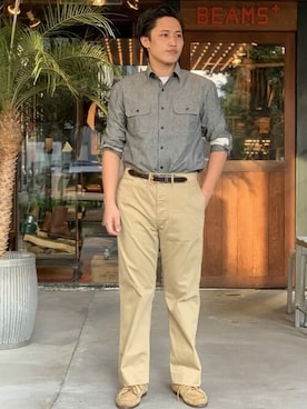 BEAMS PLUSさん（メンズ・174cm）の秋コーディネート