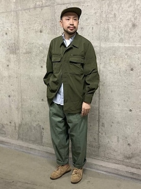 「ジップブルゾン」｜「アイテム（ブルゾン）」を使った、BEAMS PLUSさん（メンズ・171cm）の秋コーディネート