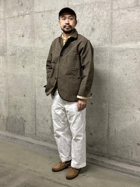 「ボタンダウン」｜BEAMS PLUSさん（メンズ・171cm）の秋コーディネート