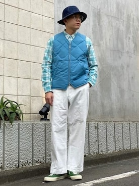 「アーミーハット」｜BEAMS PLUSさん（メンズ・170cm）の秋コーディネート