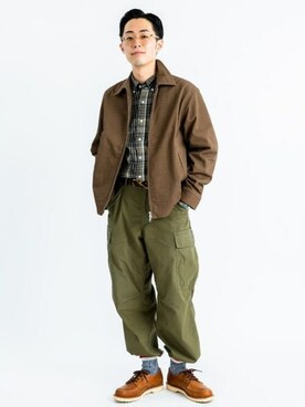 BEAMS PLUSさん（メンズ・170cm）の秋コーディネート