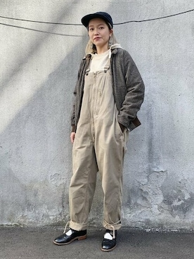 BEAMS PLUSさん（レディース・158cm）の冬コーディネート