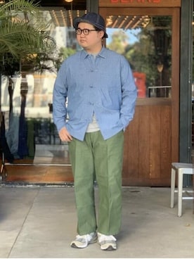 「ビームス別注」｜BEAMS PLUSさん（メンズ・175cm）の冬コーディネート