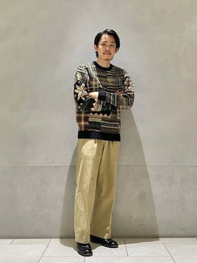「ビームス別注」｜BEAMS PLUSさん（メンズ・170cm）の冬コーディネート