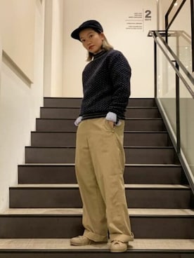 BEAMS PLUSさん(メンズ・158cm)の冬コーディネート