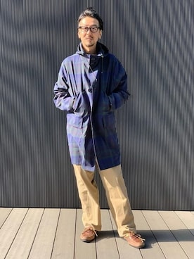 「BEAMS PLUS（ビームスプラス）のアイテム（その他アウター）」を使った、BEAMS PLUSさん（メンズ・169cm）の冬コーディネート