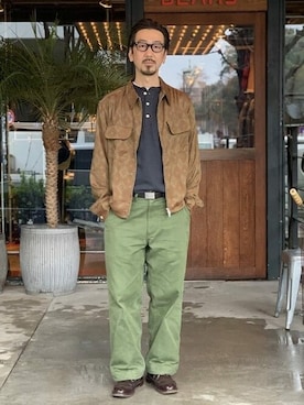 BEAMS PLUSさん（メンズ・169cm）の春コーディネート