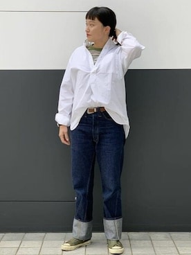 BEAMS PLUSさん（レディース・158cm）の春コーディネート