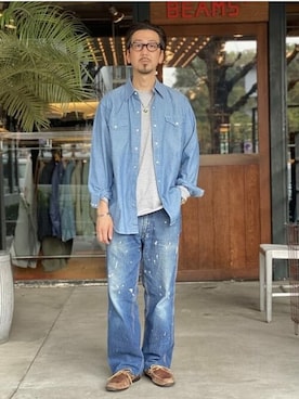 BEAMS PLUSさん（メンズ・169cm）の春コーディネート