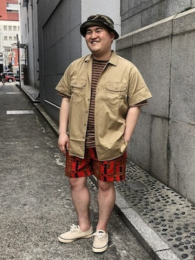 BEAMS PLUSさん（メンズ・172cm）の春コーディネート