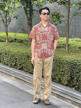 BEAMS PLUSさん（メンズ・174cm）の夏コーディネート