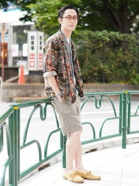 BEAMS PLUSさん(メンズ・170cm)の夏コーディネート