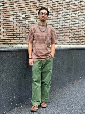 「BEAMS PLUS（ビームスプラス）のアイテム」を使った、BEAMS PLUSさん（メンズ・169cm）の夏コーディネート