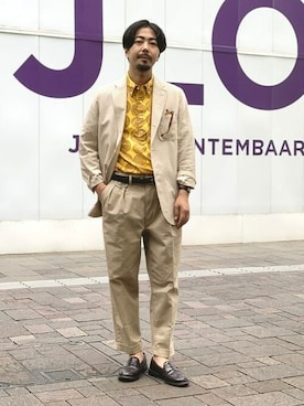 「BEAMS PLUS（ビームスプラス）のアイテム」を使った、BEAMS PLUSさん（メンズ・170cm）の夏コーディネート