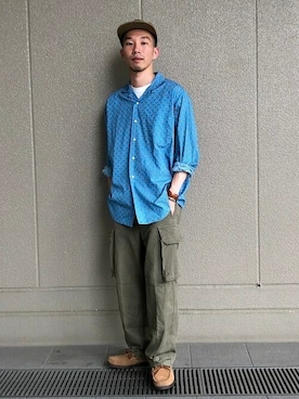 「BEAMS PLUS（ビームスプラス）のアイテム」を使った、BEAMS PLUSさん（メンズ・168cm）の夏コーディネート
