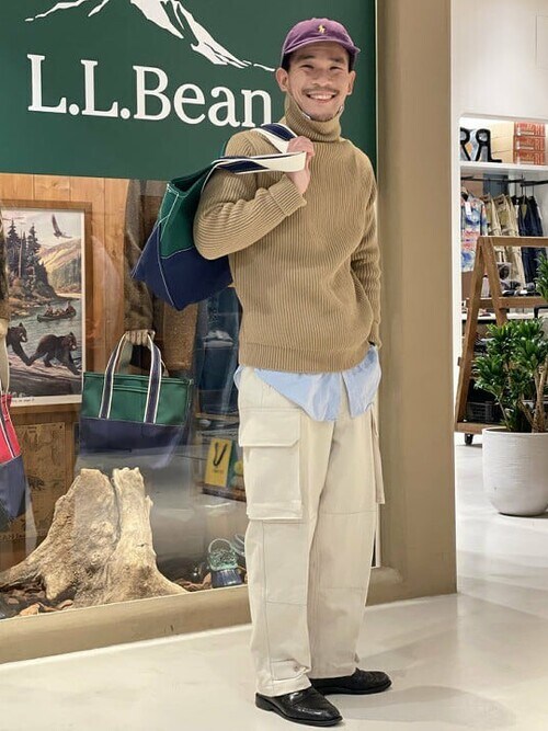 BEAMS PLUS(BEAMS MEN)｜L.L.Beanのトートバッグを使った