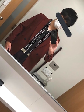 「Dickies（ディッキーズ）の【DICKIES/ディッキーズ】ストリートスタイルのワンポイントにマストアイテム 無地 ロング丈 シンプル ガチャベルト GIベルト（ベルト、ホワイト系）」を使った、もがみさん（メンズ・180cm）の夏コーディネート