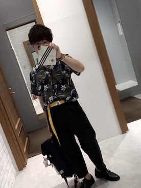 「アイテム（ネックレス、ブラウン系）」を使った、ぎむれっとさん（メンズ・172cm）の夏コーディネート