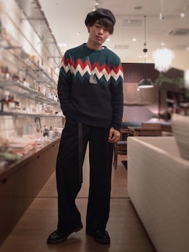 「Dr. Martens（ドクターマーチン）のDR.MARTENS / ドクターマーチン : WINGTIP BROGUE #（ドレスシューズ）」を使った、ぎむれっとさん（メンズ・172cm）の冬コーディネート