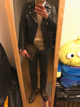 「アイテム（雑貨/ホビー）」を使った、m@tsuさん（メンズ・172cm）の冬コーディネート